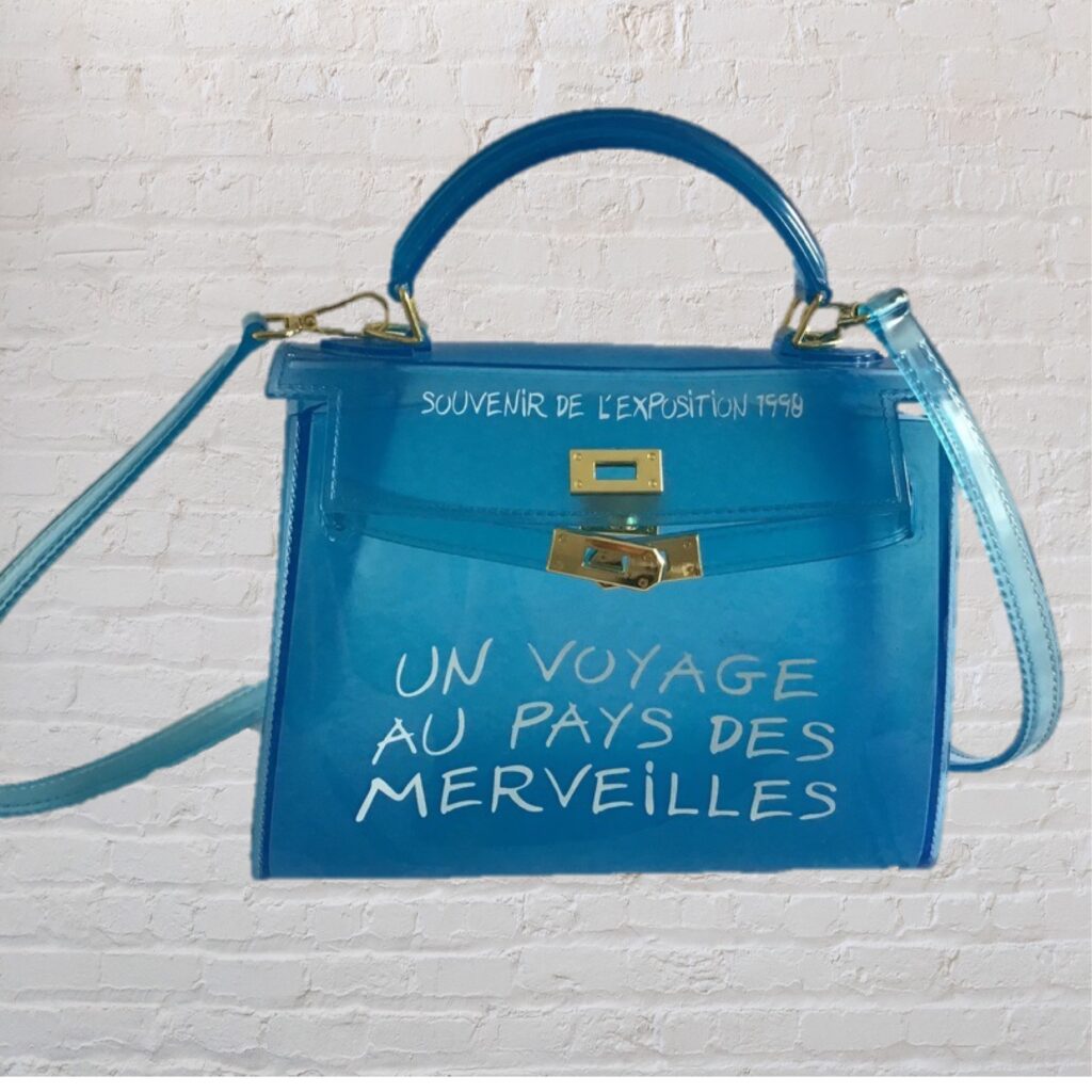 Retro Paris Transparent Handbag - Souvenir De L’exposition 1998