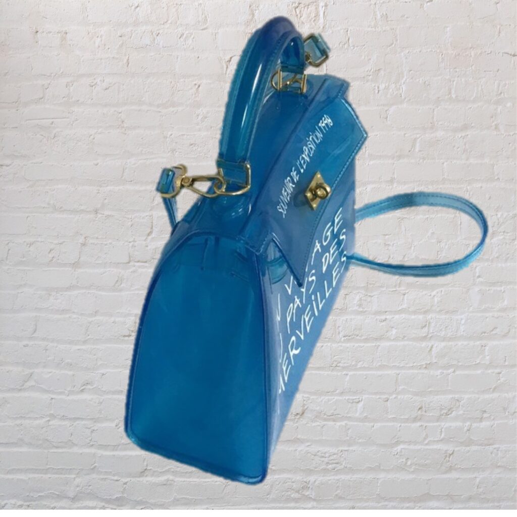 Retro Paris Transparent Handbag - Souvenir De L’exposition 1998