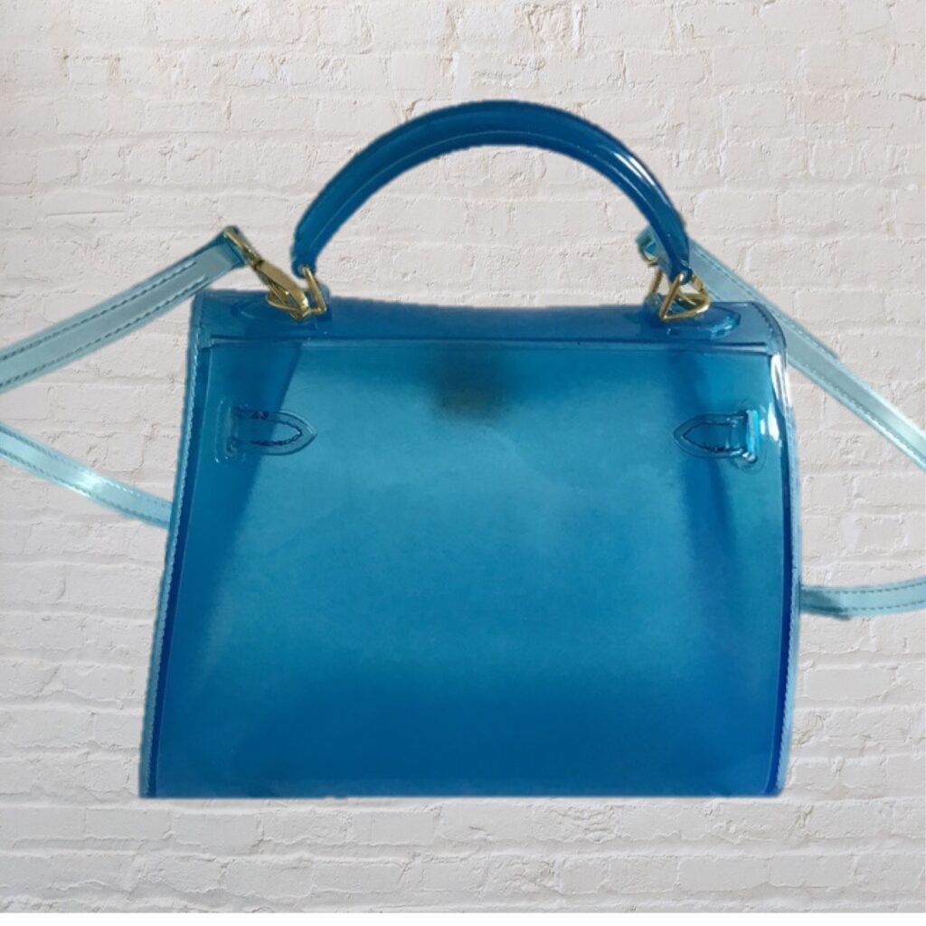 Retro Paris Transparent Handbag - Souvenir De L’exposition 1998