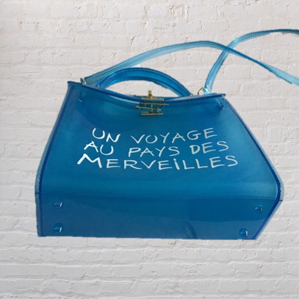 Retro Paris Transparent Handbag - Souvenir De L’exposition 1998