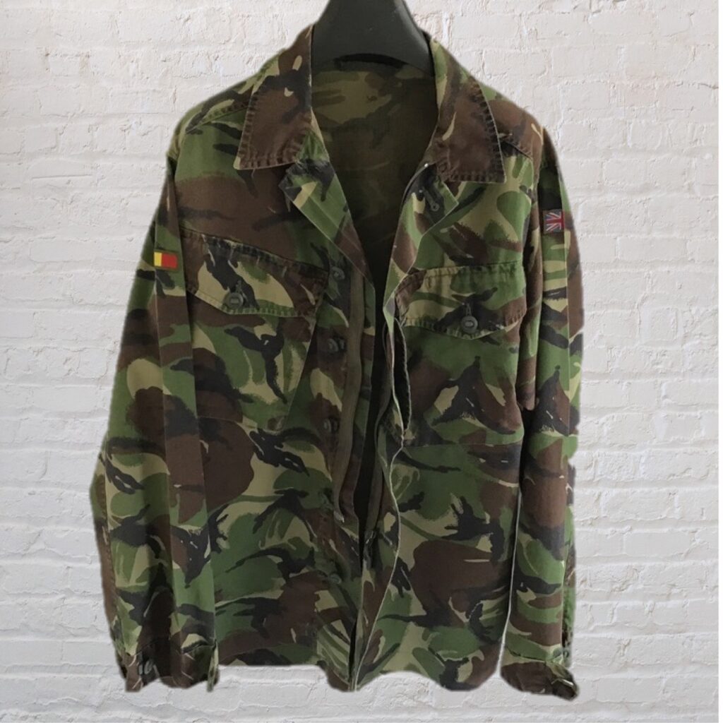 Vintage DCTA Nato Green & Brown Army issue Camouflage Jacket