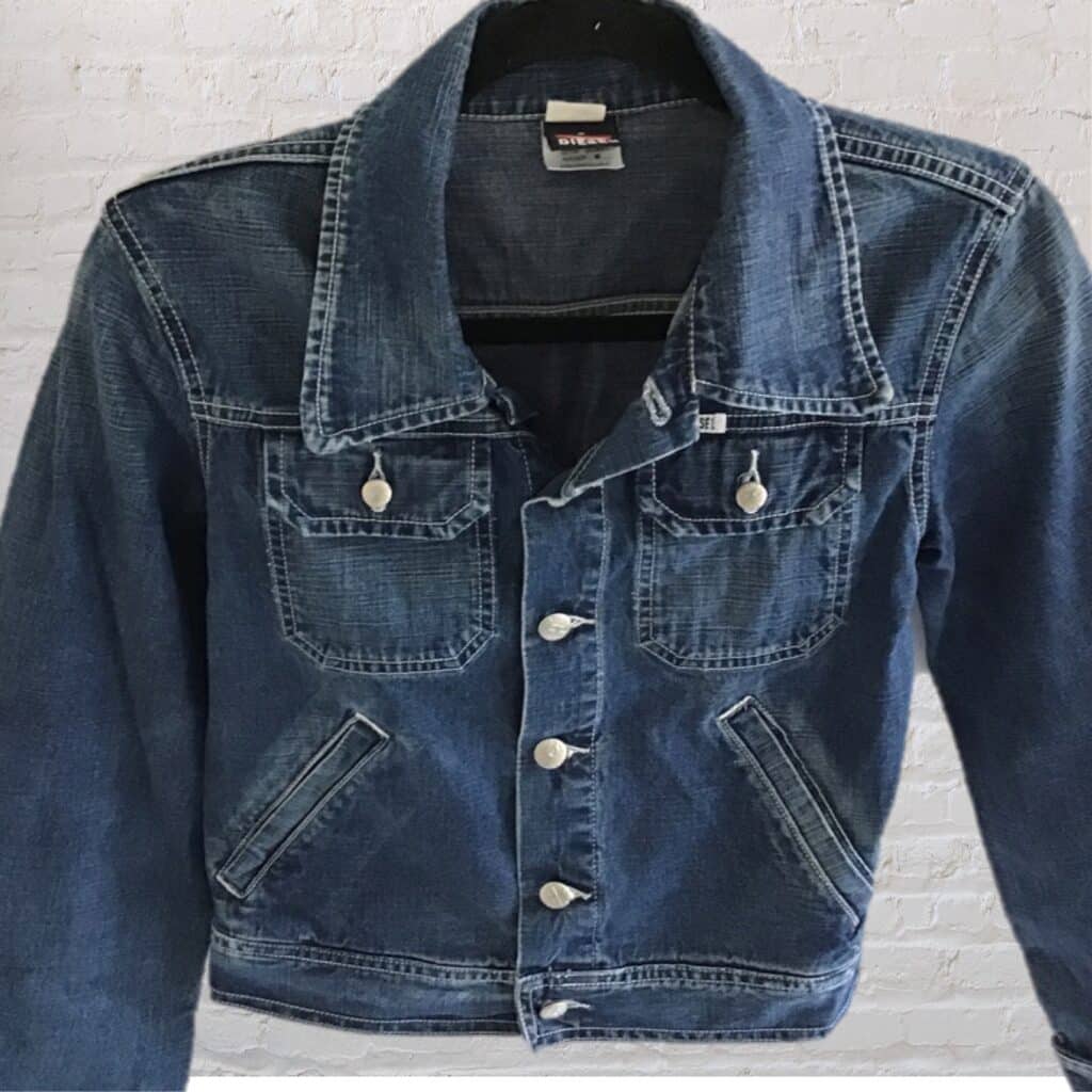 Retro Diesel Denim Jacket - Size Small