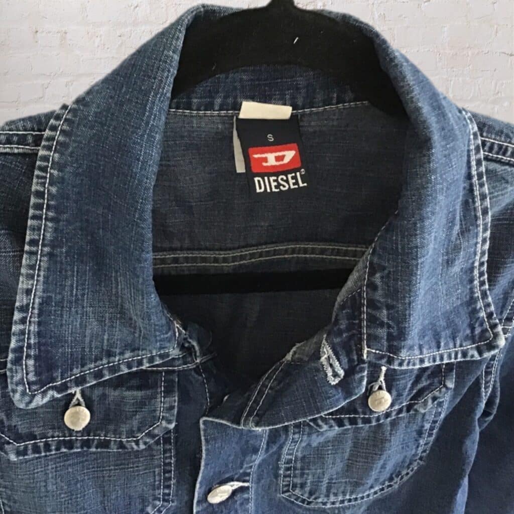 Retro Diesel Denim Jacket - Size Small