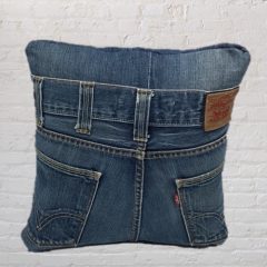 Retro Blue Levi’s Cushion | Denim Gadget pillow