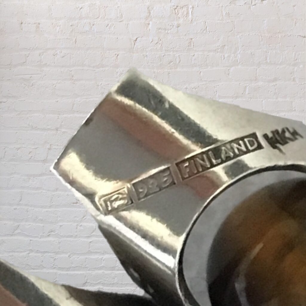 925 Kultaseppa Salovaara Pendant - Modernist HKH Finland