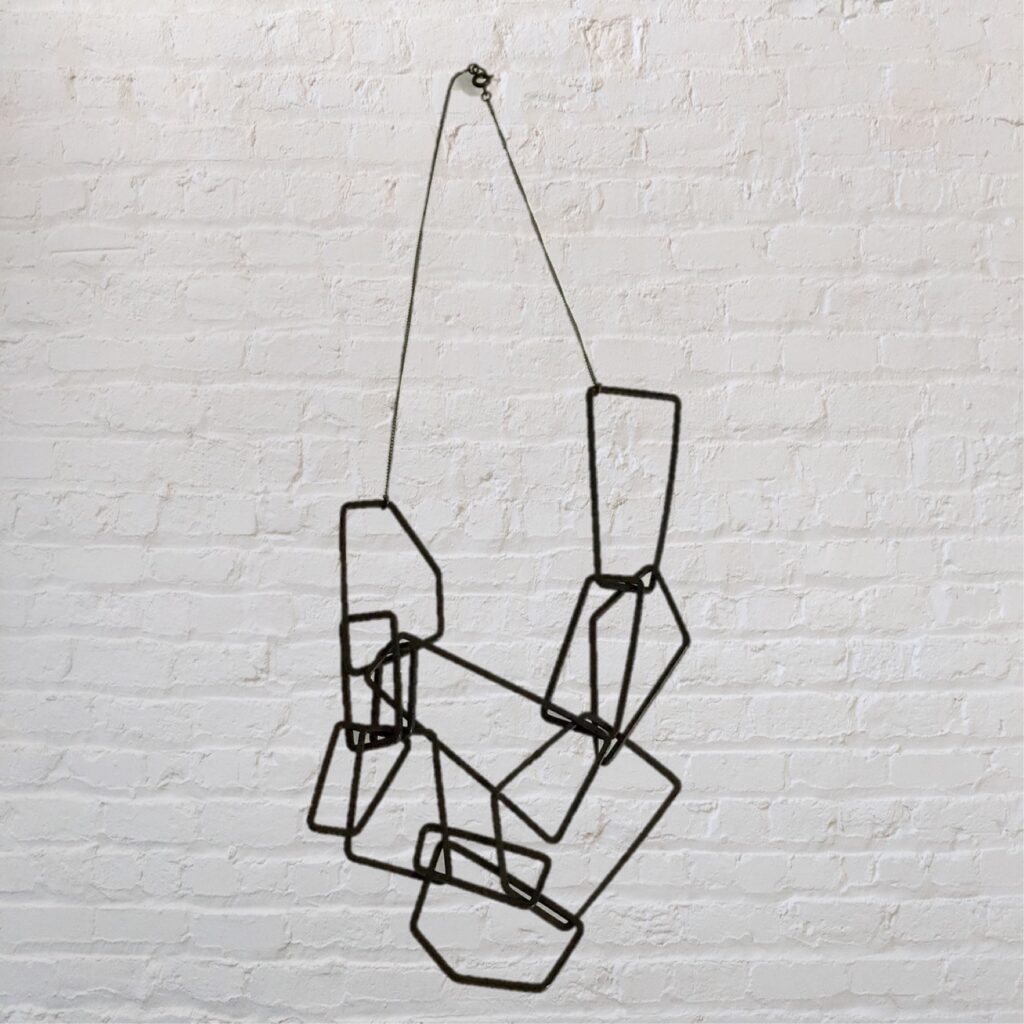 1980's Designer Geometric Necklace