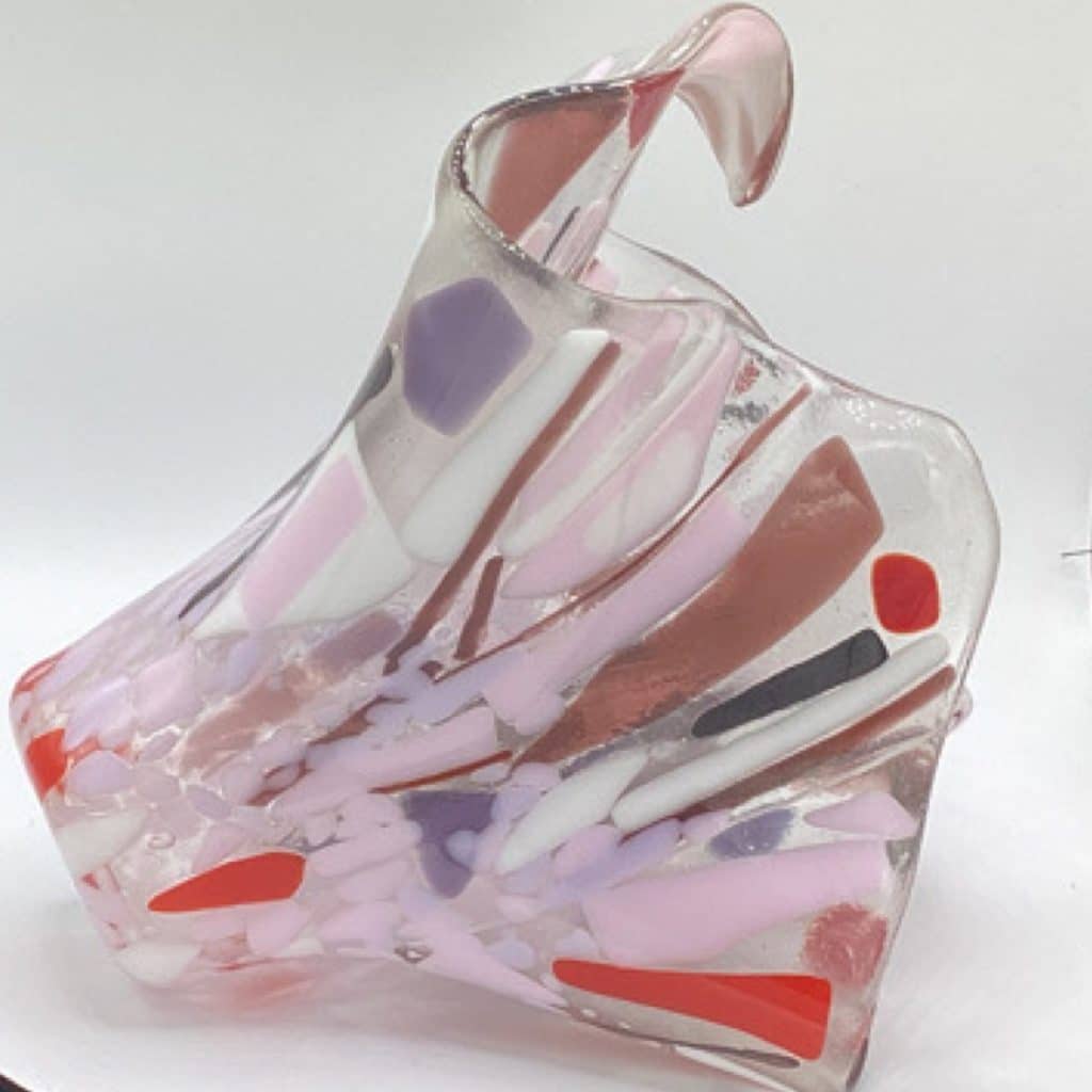 Mid Century 'Handkerchief' vase
