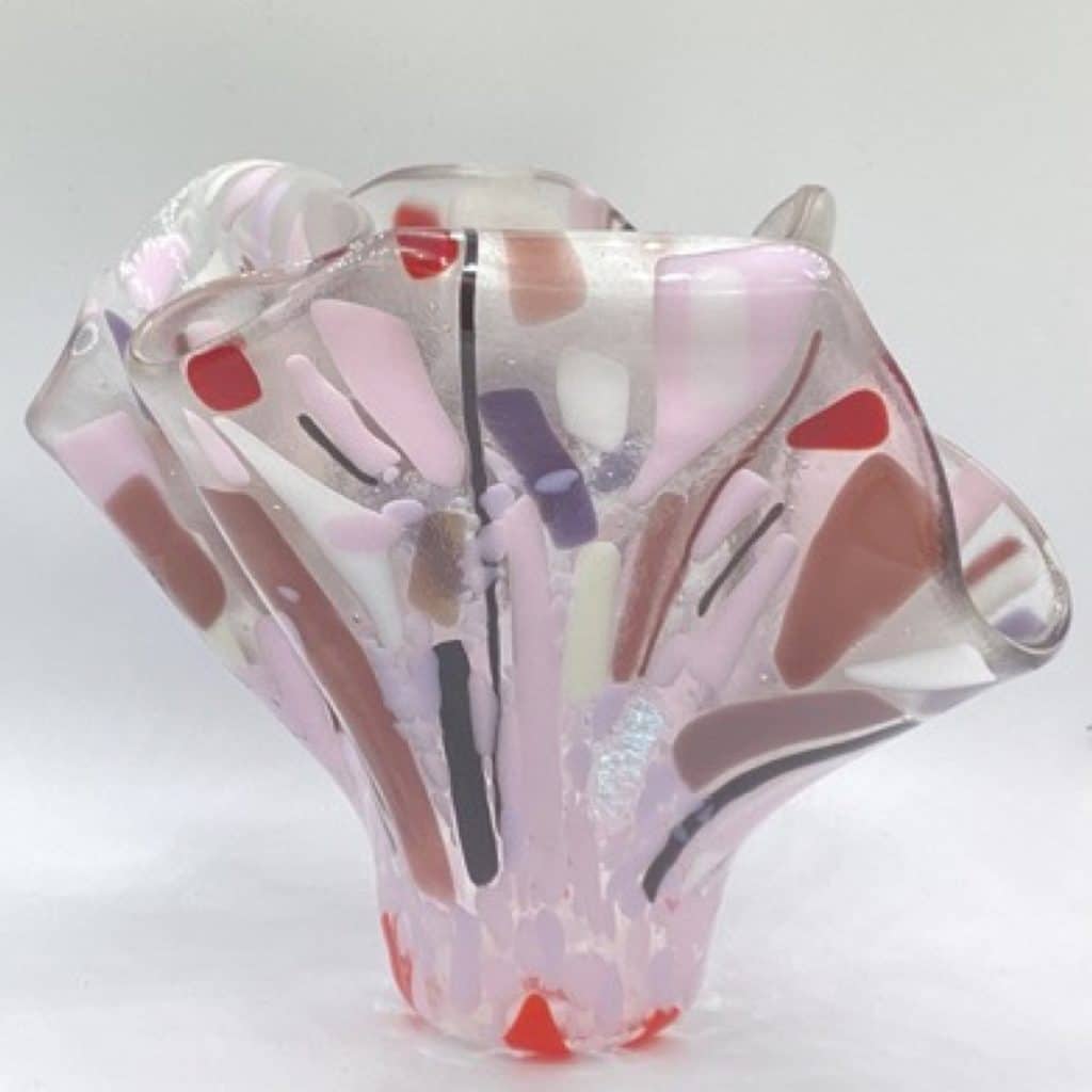 Mid Century 'Handkerchief' vase