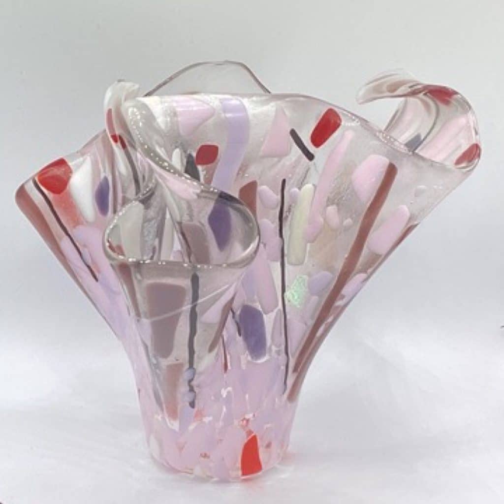 Mid Century 'Handkerchief' vase
