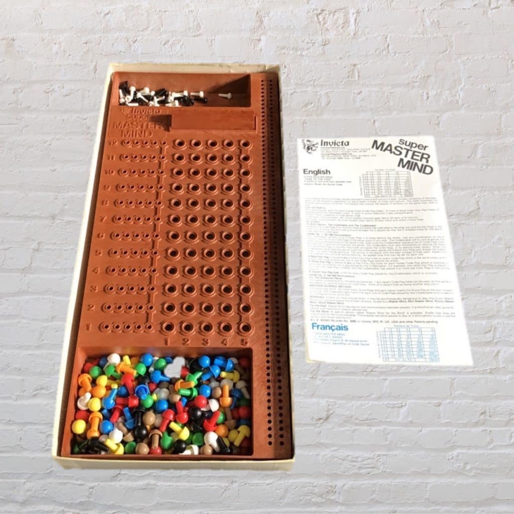 Super Master Mind Game - Vintage 1970's Retro Toy