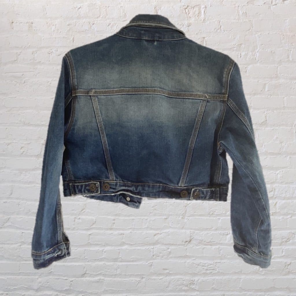 Vintage Top Shop Jacket - Cropped Denim Size 10