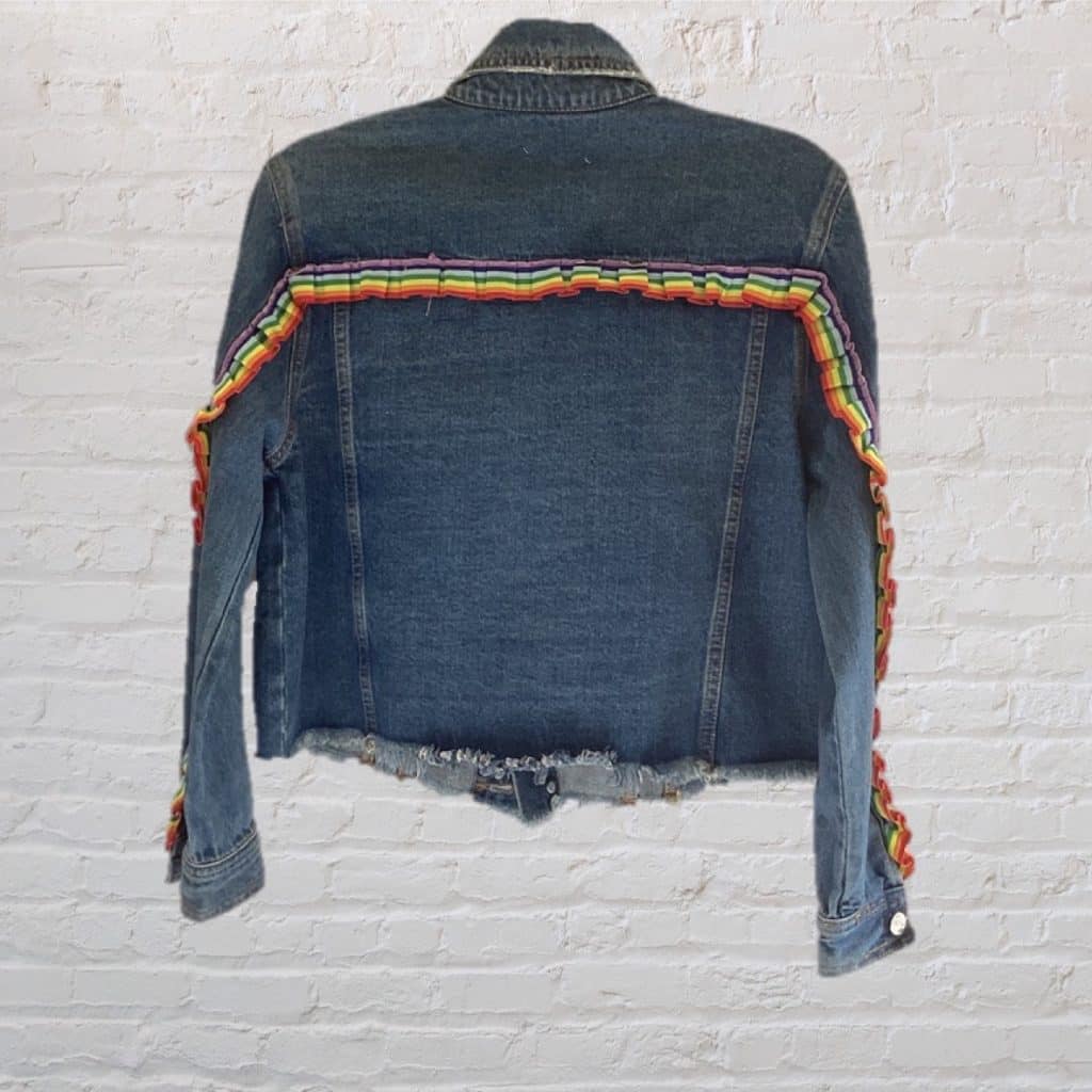 Gay Pride Denim Jacket by 'Sunset & Spring'