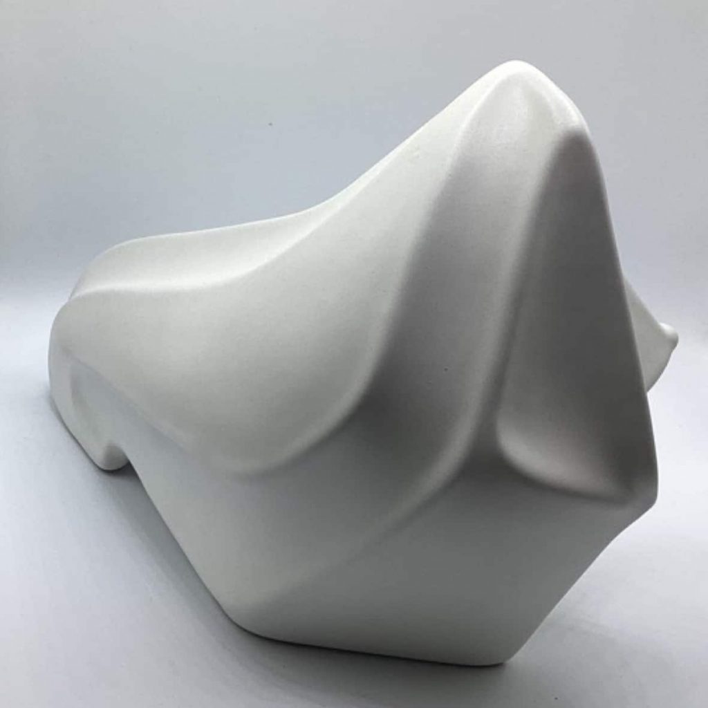 Jonathan Adler Basset Hound | Huge White Pottery Sculpture
