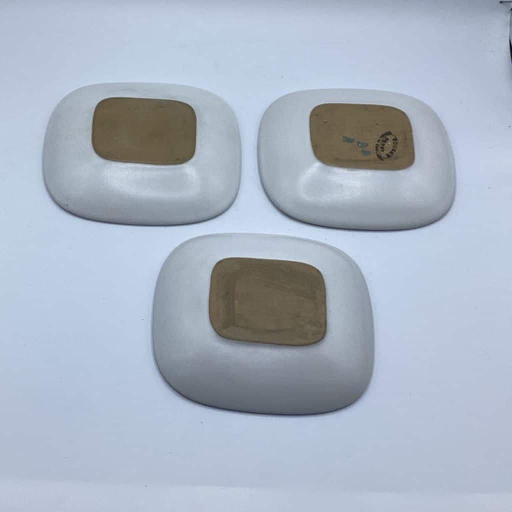 Vintage 1950's Denby Pottery Hand painted Stylised Pin Dishes