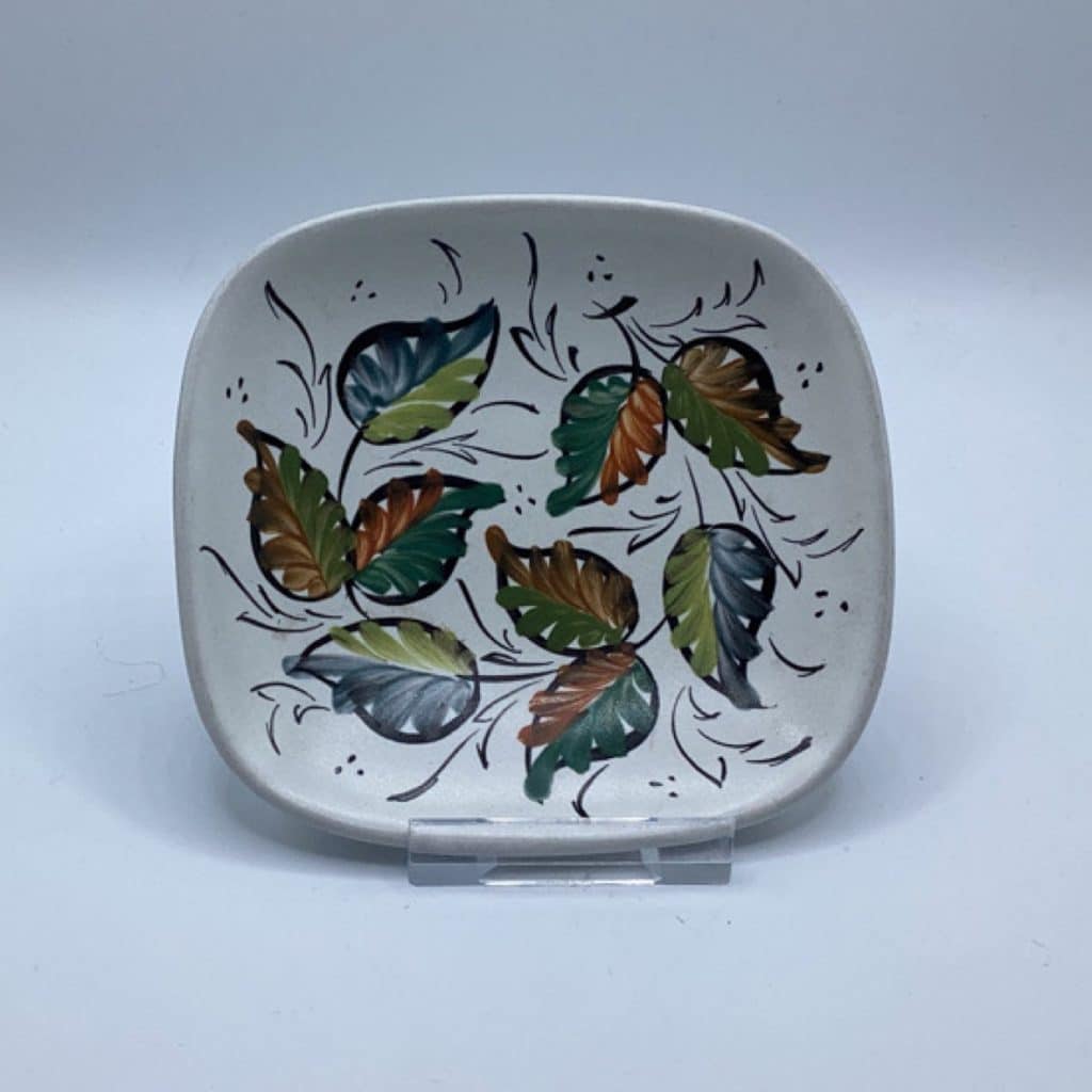 Vintage 1950's Denby Pottery Hand painted Stylised Pin Dishes