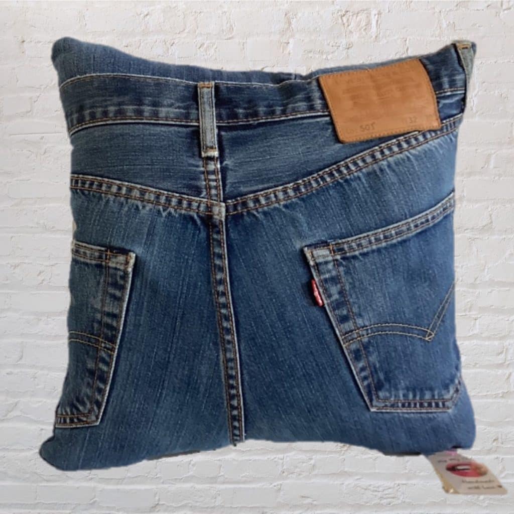 Funky Blue Levi's 501 'BIG LEVIS ' Jeans Cushion