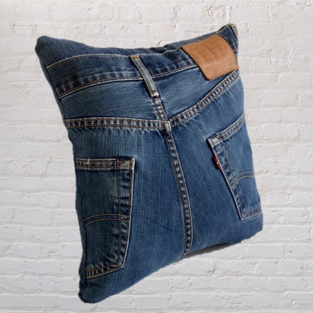 Funky Blue Levi's 501 'BIG LEVIS ' Jeans Cushion