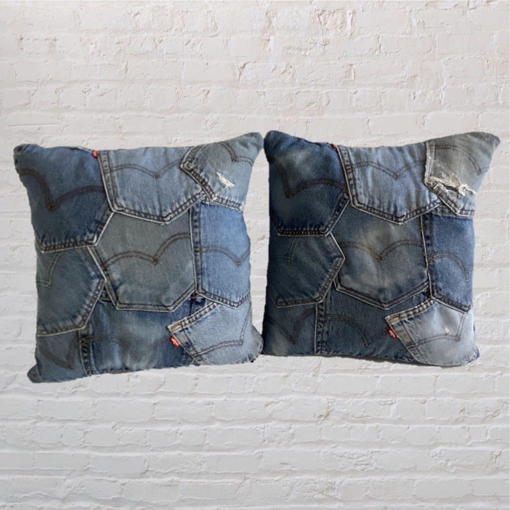 Vintage Levi's Jeans Pillow