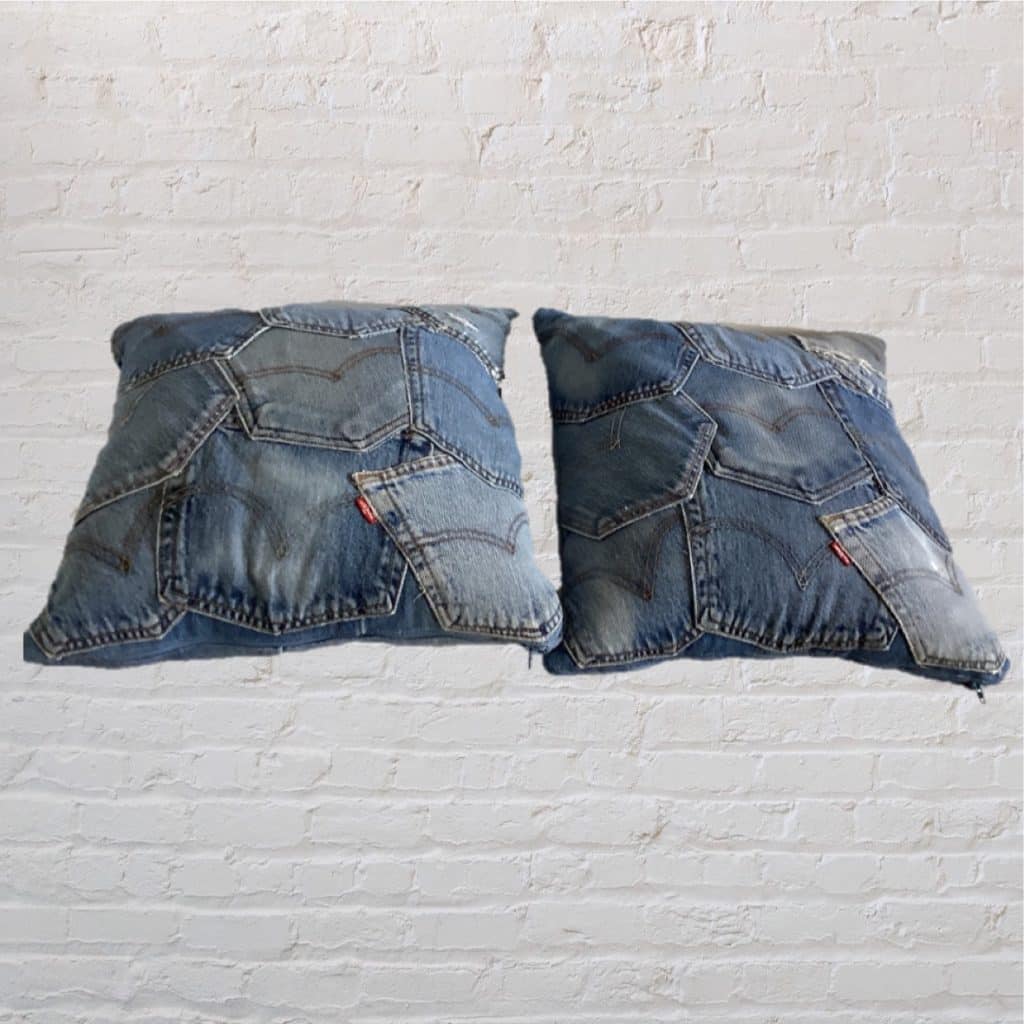 Vintage Levi's Jeans Pillow