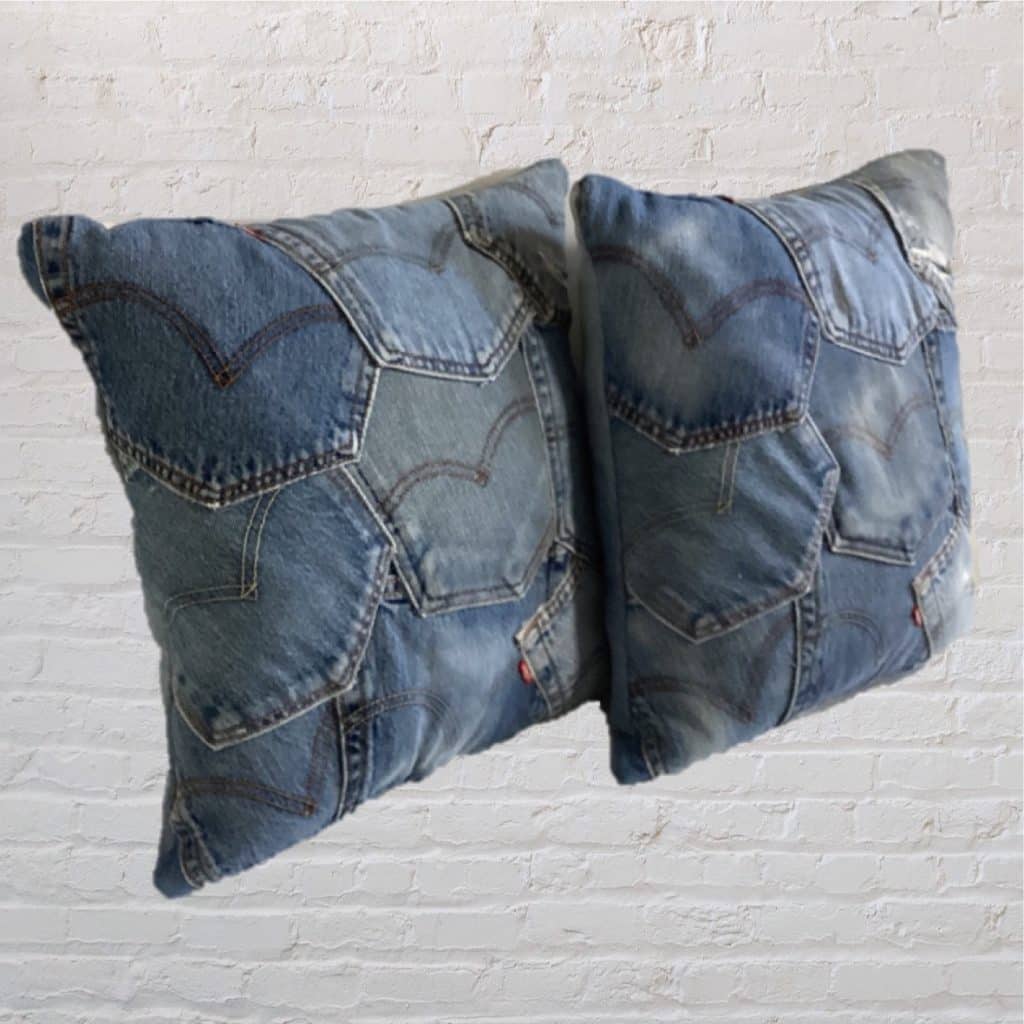 Vintage Levi's Jeans Pillow