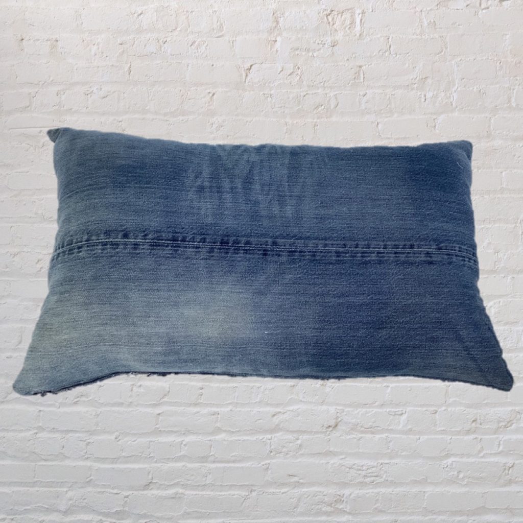 Recycled Oversized Pockets Pillow | Levi's 501 Denim Cushion - Image 6
