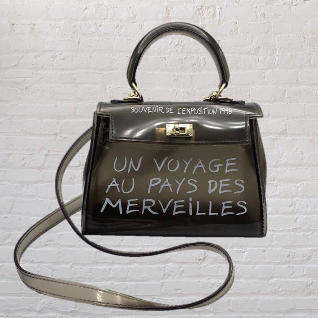 Souvenir De L’exposition Bag | Retro Transparent Handbag 1998