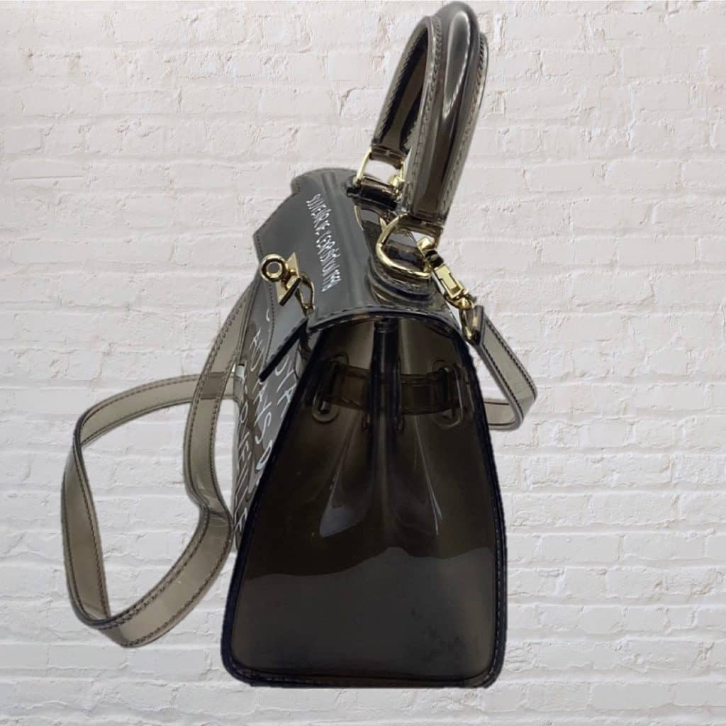 Souvenir De L’exposition Bag | Retro Transparent Handbag 1998 - Image 3