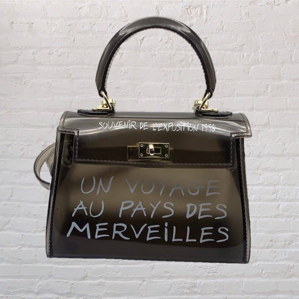 Souvenir De L’exposition Bag | Retro Transparent Handbag 1998