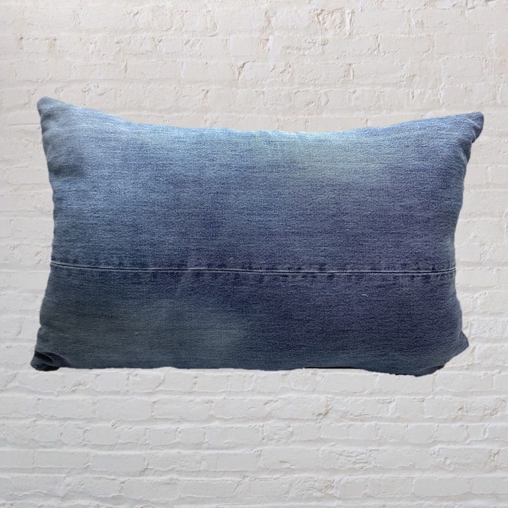 Abstract Art Throw Pillow | Levi's Jeans Patchwork Pockets Cushions