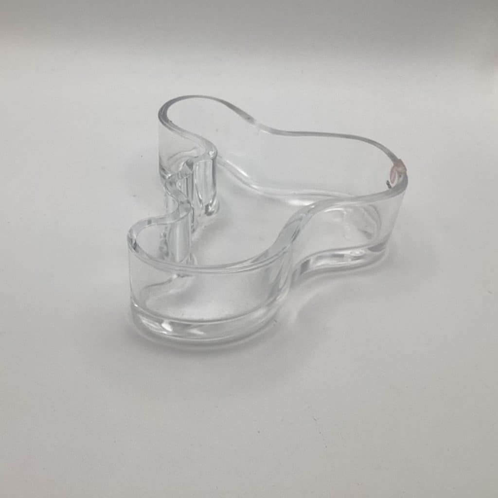 Midcentury Iittalia Finland Glass | Alvar Alto Glass Bowl