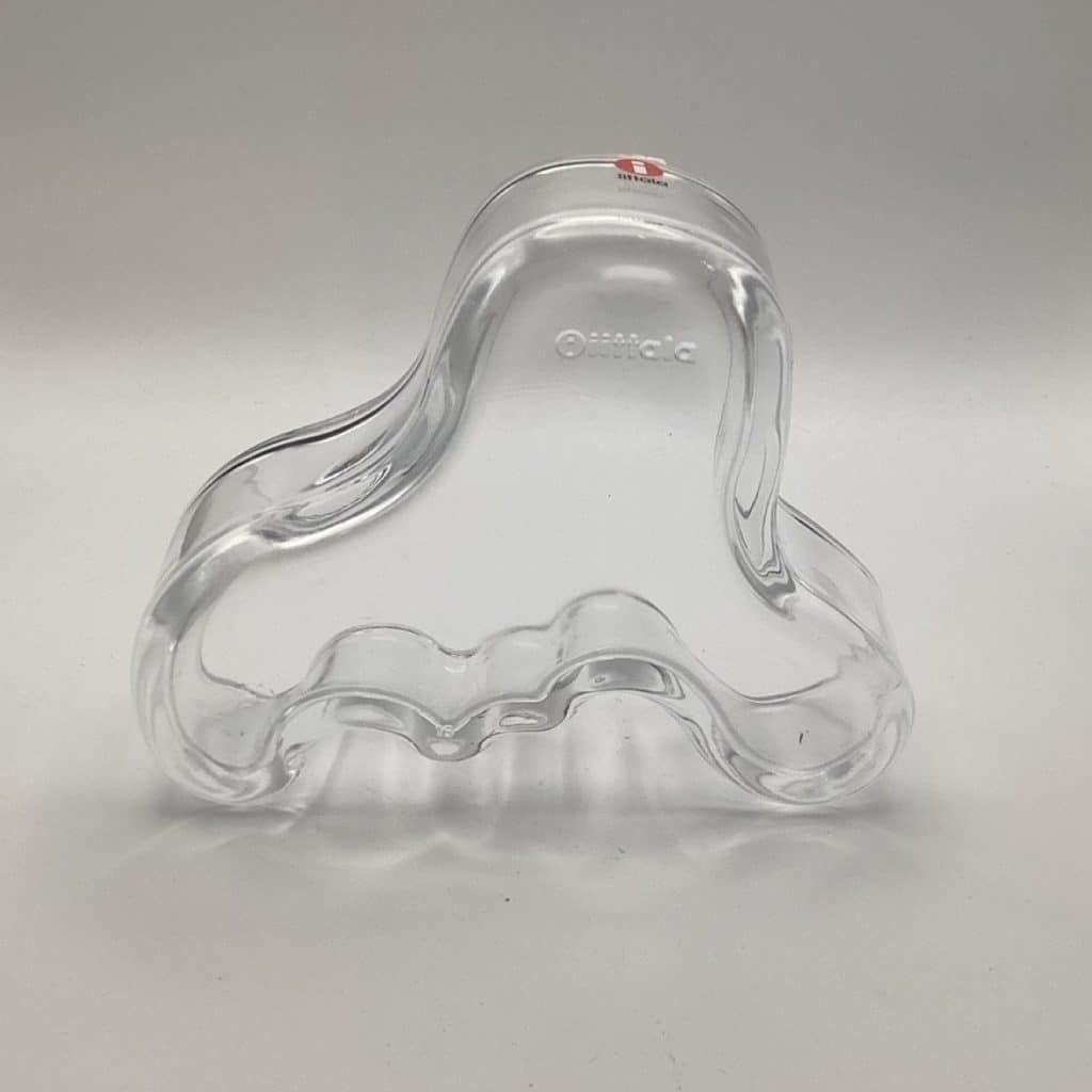 Midcentury Iittalia Finland Glass | Alvar Alto Glass Bowl