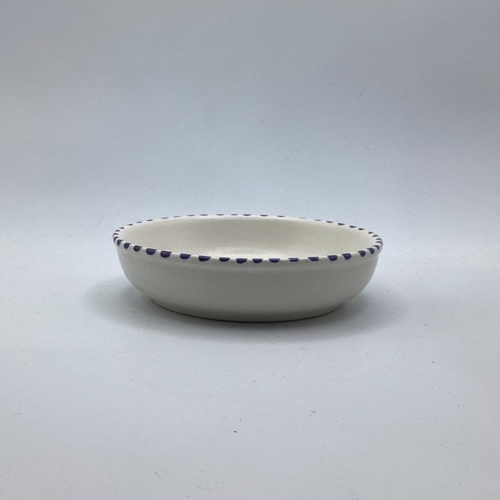 Vintage Poole Pottery abstract floral pin tray | Mid Century
