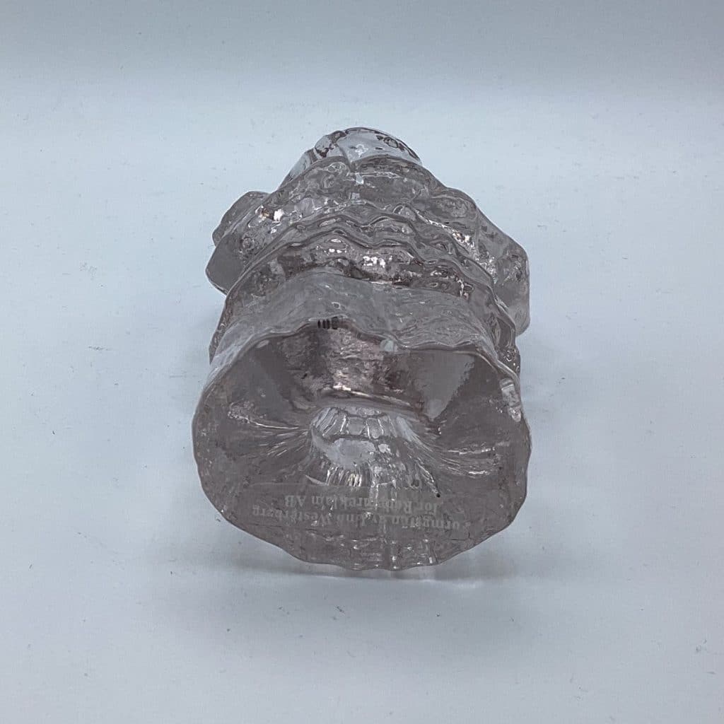 Vintage Pukeburg Glass Sculpture Abstract Lady Figurine
