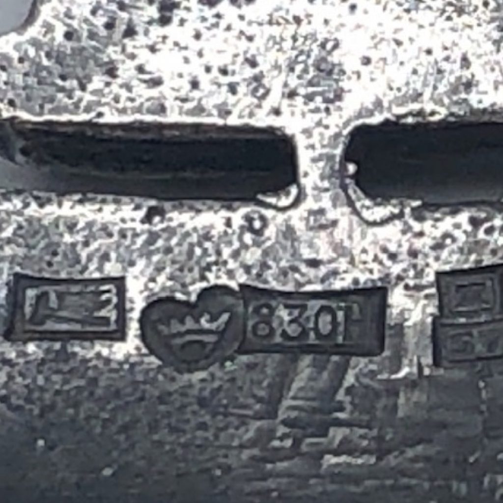 Modernist Silver Pendant Finland | Kultaseppa Oy Turku Stunning Abstract Art