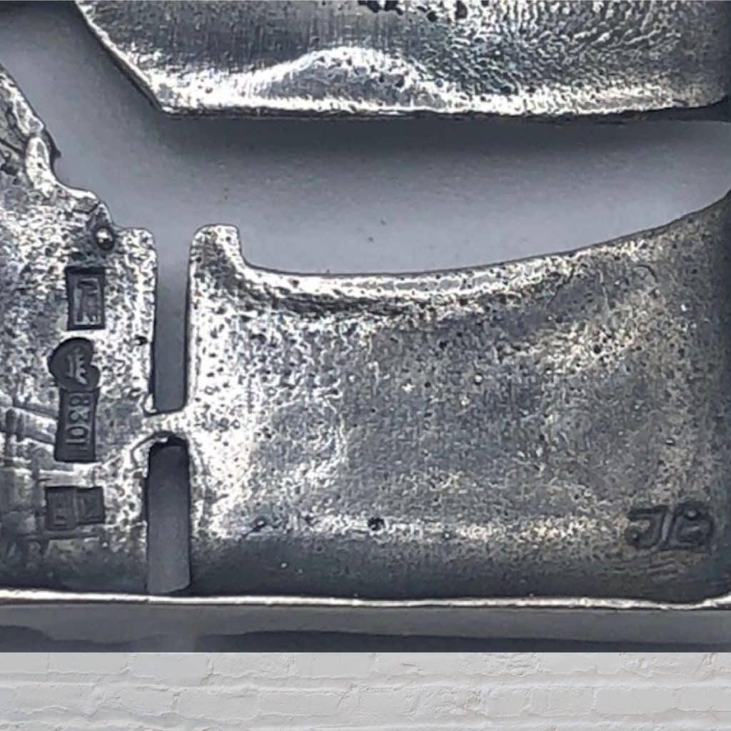 Modernist Silver Pendant Finland | Kultaseppa Oy Turku Stunning Abstract Art