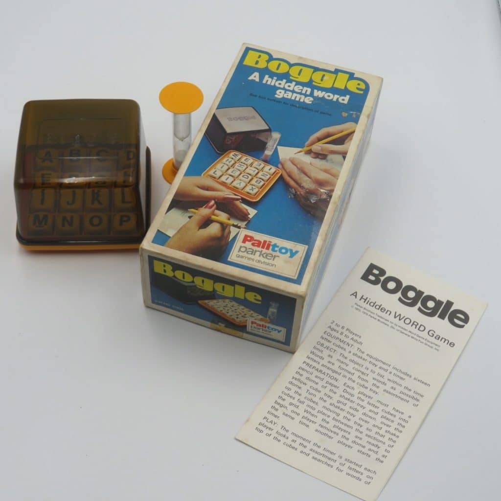 Boggle Vintage 1970's Game | Palitoy Parker Brothers Retro Toy