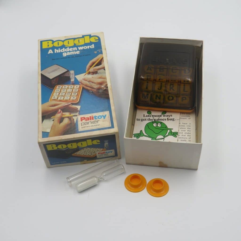 Boggle Vintage 1970's Game | Palitoy Parker Brothers Retro Toy
