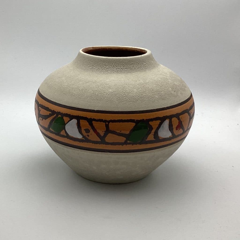 West Germany Abstract Vase | 1960's Mid Century vintage Pottery