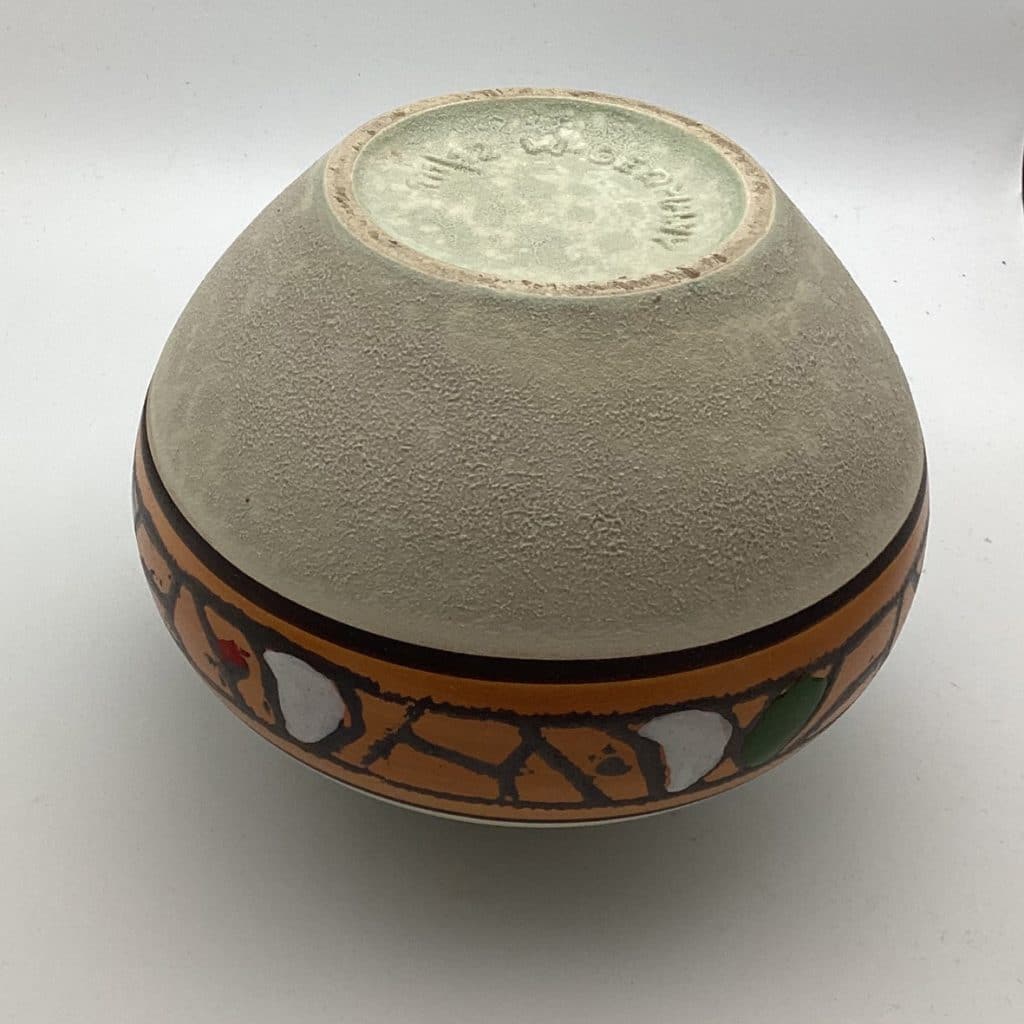 West Germany Abstract Vase | 1960's Mid Century vintage Pottery