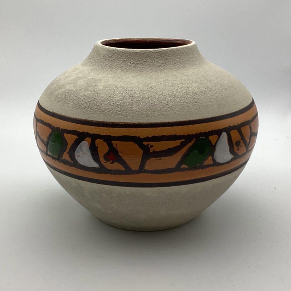 West German Abstract Vase | 1960s Mid Century vintage Pottery