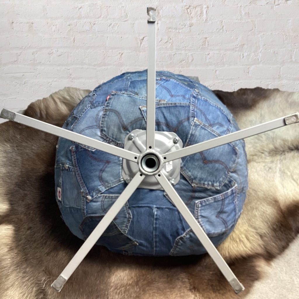 Levi's Jeans Tub Chair | Ikea Chair upholstered in Levi's denim pockets design - Image 8