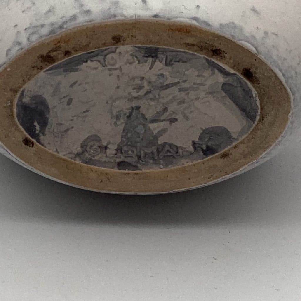 Mid Century Abstract Vase | Unusual West Germany Marble effect Pottery