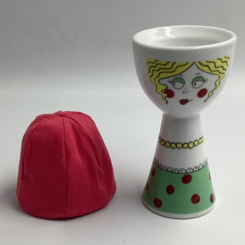 Ritzenhoff “Friends” Egg Cup by Daniela Melazzi (2001) – Boxed Collectible