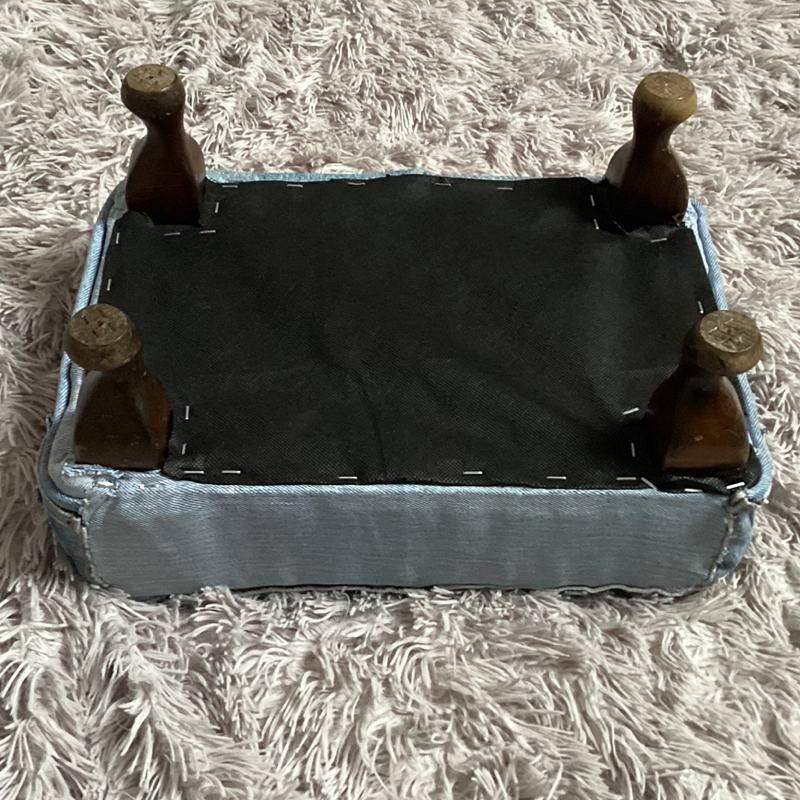 Levi’s 501 Reworked Footstool – Vintage Denim Home Decor