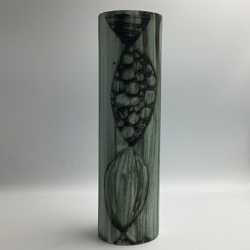 Carn Pottery Cornwall Vase – Large Textured Modernist Design