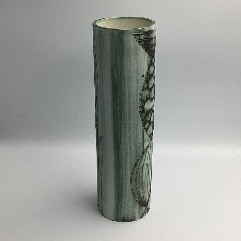 Carn Pottery Cornwall Vase – Large Textured Modernist Design