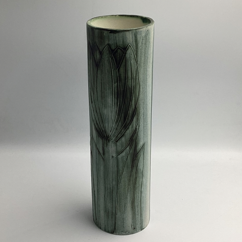 Carn Pottery Cornwall Vase – Large Textured Modernist Design