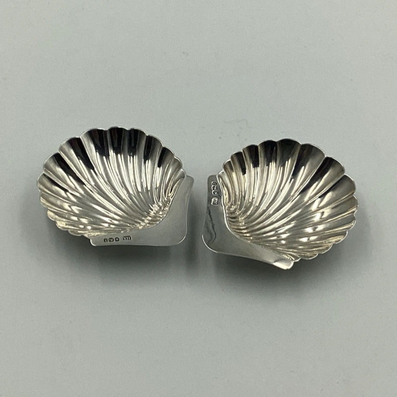 Sterling Silver Shell Dishes | Hallmarked Silver Coastal Décor