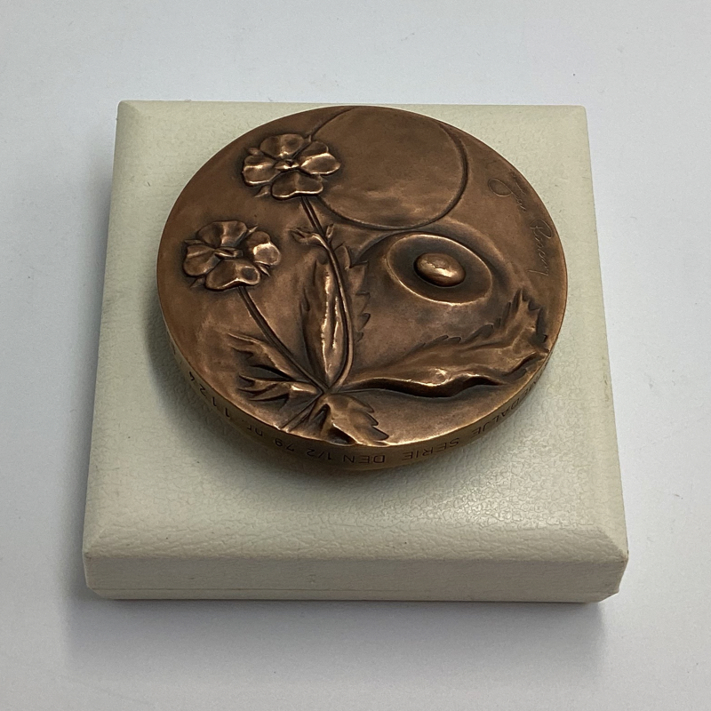 Vintage Bronze Faro Medallion | 1979 Anders Nyborg Finland