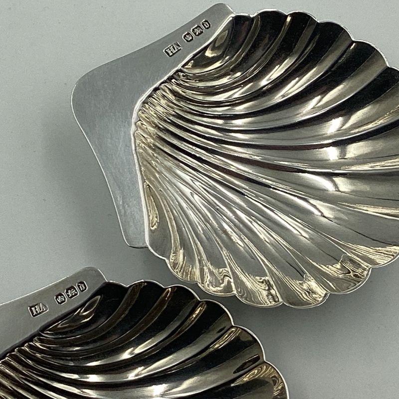 Sterling Silver Shell Dishes | Hallmarked Silver Coastal Décor